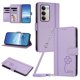 thumbnail image 1 of Funda Cartera Trébol para Xiaomi Redmi 15 4G/5G con Ranuras Tarjetas y Carga Inalámbrica Morado claro, 1 of 6