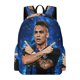 thumbnail image 1 of Lautaro Martínez-theme Backpack, Campus style schoolbag Bookbag with Adjustable Shoulder Straps And Large Zip Compartment, Unisex Travel Bags.42x30x15cm, 1 of 6