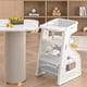 thumbnail image 5 of Kidscool Silla de Comer Crecimiento Evolutiva Infantil 3 en 1 Plástica Blanco Gris 79x43x50 cm, 5 of 7