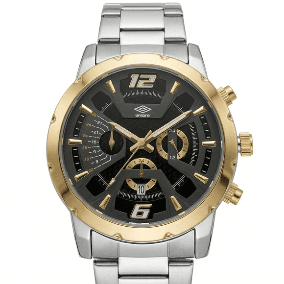 Reloj Análogo Hombre Umbro Plus Plateado UMBP-1500-80