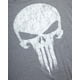 thumbnail image 5 of Remera gráfica Marvel para hombre The Punisher gris jaspeado talla grande, 5 of 7