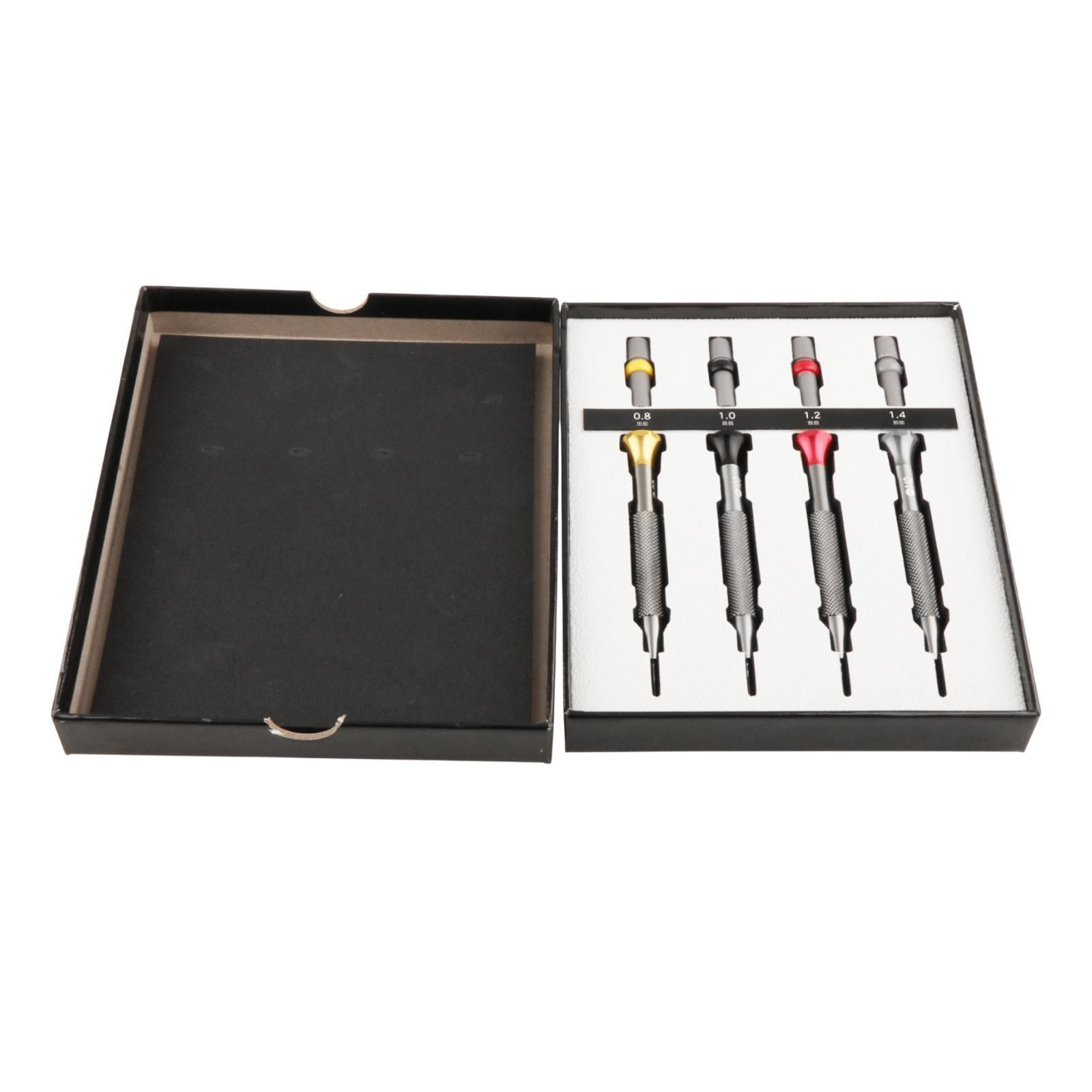 Magideal - Juego De Destornillador De Relojería, Herramientas De Reparación De Relojes Con Caja De Almacenamiento, Hardware Multipropósito, Accesorios Profesiona