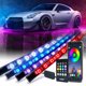thumbnail image 1 of Luces LED Underglow Xprite, 4 unidades, RGB 252 LED para coche, 1 of 8