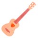 thumbnail image 3 of Mini Ukelele Acústico De Juguete De Guitarra Para Ni?os 4 Cuerdas Plástico Educativo Aprendizaje Rosa, 3 of 5