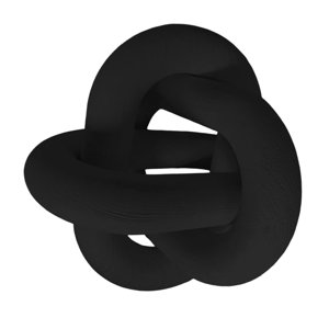 Magideal - Decoración De Eslabones De Cadena De 3 Eslabones, Nudo De Cadena Decorativo Para Decoración De Mesa De Bandeja , Negro