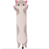 Oem - Peluche Almohada Alargado De Gato Para Niños Y Adultos