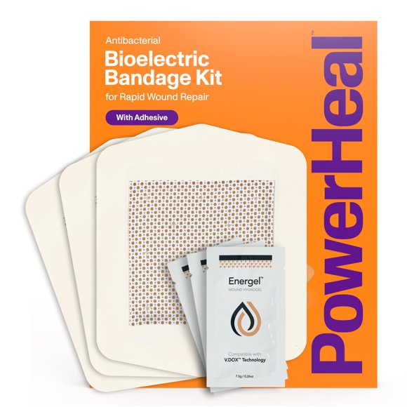 Apósito Bioeléctrico PowerHeal Pack de 3 15 cm x 15 cm
