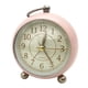thumbnail image 5 of Despertador silencioso de la mesita de noche. Reloj despertador con rosa claro., 5 of 5