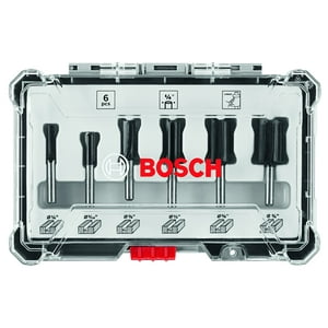 Juego De Brocas Fresadoras Bosch Rbs006Sbs, 6 Piezas, Con Punta De Carburo