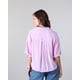 thumbnail image 3 of Blusa Mujer Crep cuello camisero Lila Polemic, 3 of 3