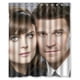 thumbnail image 1 of Cortina de ducha de la serie de televisión Bones, juego de cortina de baño con ganchos, tamaño 60 x 72 pulgadas, 1 of 3