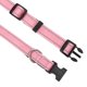 thumbnail image 3 of Collar para perro PWOD suave, acolchado de neopreno, rosa claro, talla M, 3 of 6