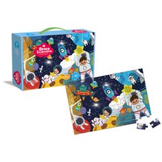 Vadell - Puzzle Infantil 180 Piezas Exploración Espacial