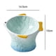thumbnail image 2 of Cuenco de cerámica para gatos, utensilios para proteger las vértebras cervicales, olla para comer comida para gatos, cuenco para gatos con peces de colores, 2 of 5
