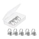 thumbnail image 3 of 8pcs Metal Guitar Finger Picks Guitarras Bajas Fingerpicks Silver Large, 3 of 5