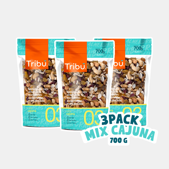 Pack Mix Cajuna 700g (3 unidades)