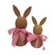 thumbnail image 4 of 2 Adornos De Conejo De Pascua Tejidos, Decoración De Conejo Para Armario De Granja, Estantería, Color Rosa, 4 of 5