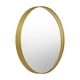 thumbnail image 4 of Espejo Bela Circular 38x38x3,5 Cm Dorado Con Marco Metalico, 4 of 7