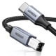 thumbnail image 1 of Cable de impresora USB C a USB B 2.0 UGREEN de 6 pies para MacBook Pro/Air, 1 of 9