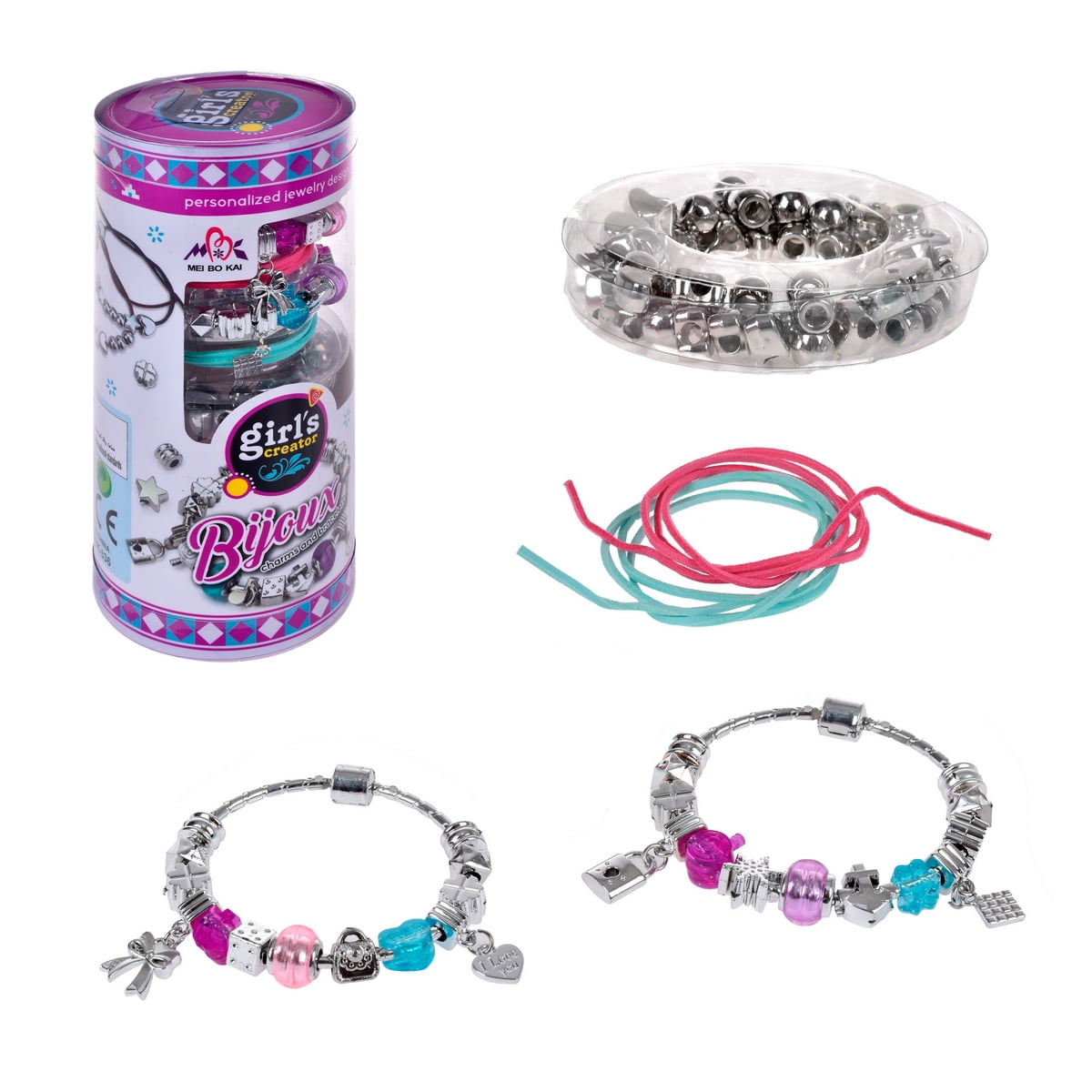 Ansaldo - Set De Creación De Pulseras Con Charms