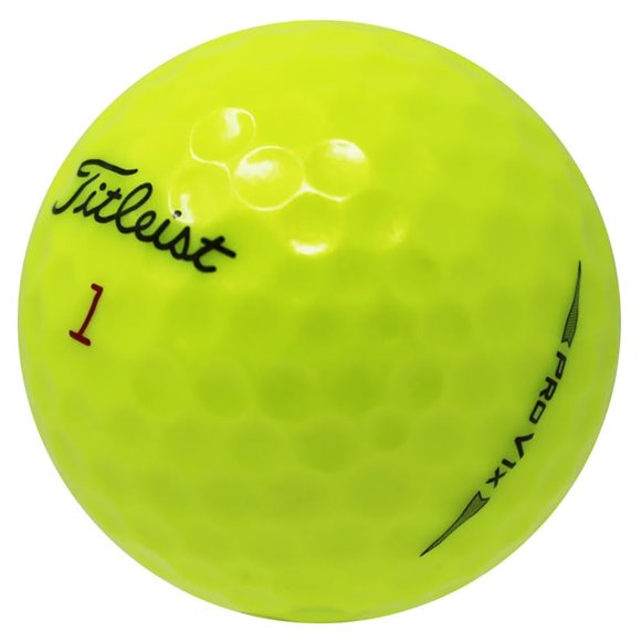 Bolas de Golf LostGolfBalls Titleist Pro V1x 2019 Amarillo