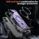 thumbnail image 4 of For Apple iPhone 17 Funda con Soporte de Anillo en O Magnético Invisible, Funda de Teléfono a Prueba de Golpes, Morado, para iPhone 17, 4 of 6