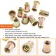 thumbnail image 4 of Kit surtido de remaches Rustark, 50 unidades, 1/2 pulgadas, 13 UNC, chapado en zinc, 4 of 7