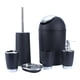 thumbnail image 1 of Set de 6 Piezas para Baño de Resina Ecológica, Juego de Dispensador de Jabón, Portacepillos y Vaso, Idea para Regalo de Estreno de Casa, 1 of 6