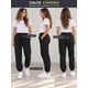 thumbnail image 3 of Pantalon Buzo Jogger Deportivo Casual Ajustable 285g Algodon Negro Liso Xl, 3 of 3