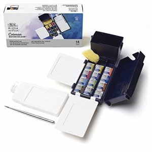 Set De Acuarelas Winsor & Newton Cotman Field Box 12 Colores