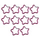 thumbnail image 2 of 10 Mosquetones En Forma De Estrella De Cinco Puntas Para Botellas De Agua, Mochilas, Pesca, Color Rojo Rosa, 2 of 4
