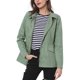 thumbnail image 1 of INSPIRE CHIC Chaquetas utilitarias para mujer con cordón en la cintura, bolsillos con solapa, cremallera y botones, verde claro XL, 1 of 6