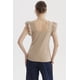 thumbnail image 3 of Polera Mujer Vuelo Escote Cuadrado Beige Claro, 3 of 4