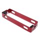 thumbnail image 1 of soporte de montaje de titular de placa de la motocicleta de aluminio ajustable rojo, 1 of 5