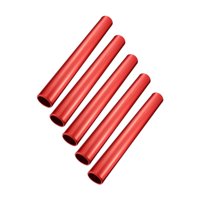 Ioensy - 5 Bastones De Relevo De 11,42 Pulgadas, Resistentes, Para Atletismo, Para Correr Al Aire Libre, Color Rojo