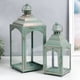 thumbnail image 2 of Set Portavelas Decorativa Metal Retro Ventana 2 Piezas Jhn, 2 of 3