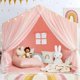 thumbnail image 1 of Play Tent Razee Kids Princess con alfombrilla de 57 x 35,5 x 53 cm, color rosa, 1 of 7