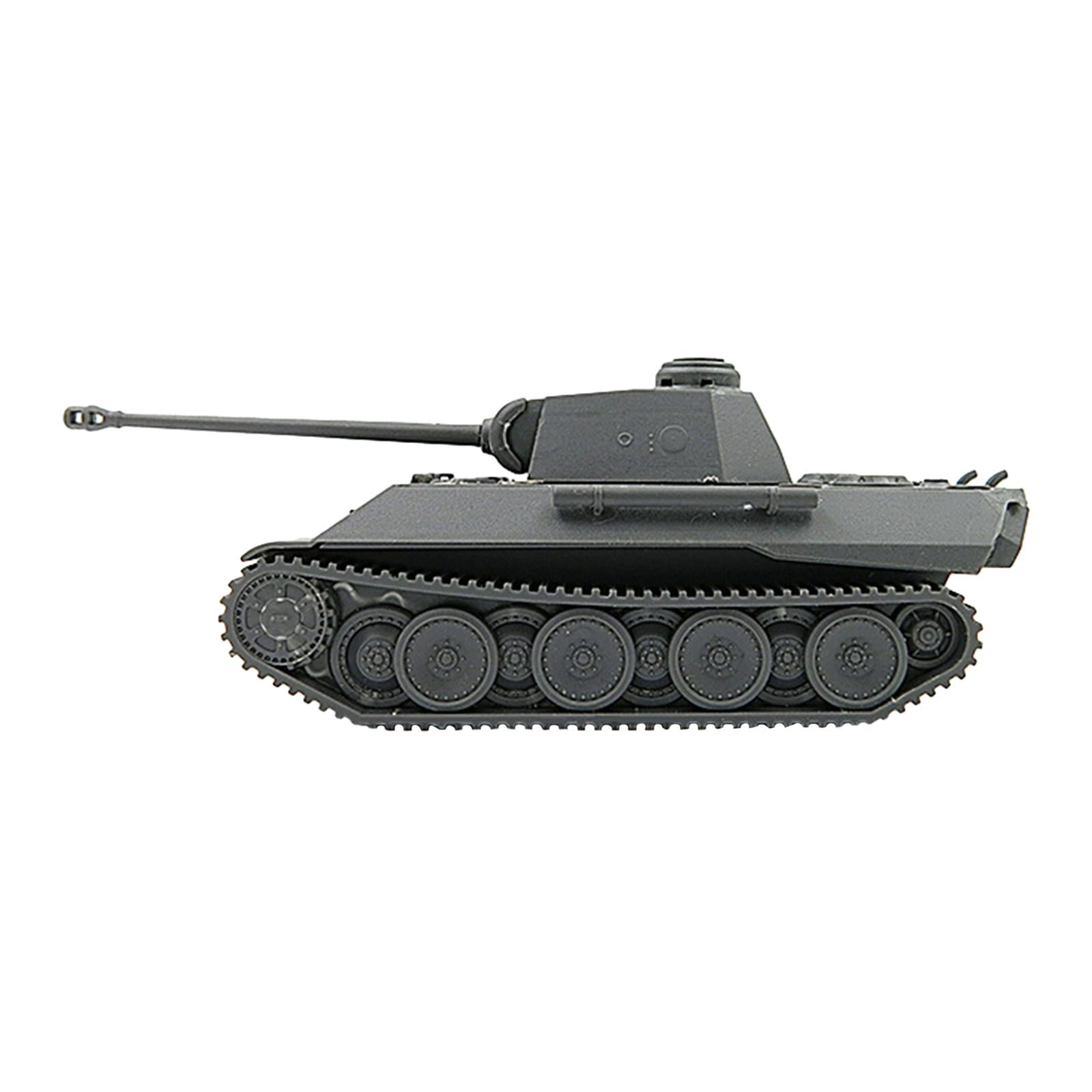 Magideal - Kits De Modelos De Tanque A Escala 1:72, Modelo De Tanque De Vehículo, Juguete Diy, Colección De Escenas De Mesa De Simulación Para Niños, Niñas, Adul Tanque De Leopardo