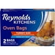 thumbnail image 1 of Reynolds Kitchens Turkey Oven Roasting Bags, Holds Up to 24 lb, 1 of 3