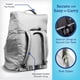 thumbnail image 3 of Bolsa de viaje para asiento de coche y mochila portabebés Graco Grey, 3 of 6