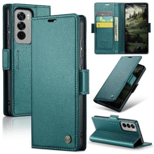 Caseme Tipo Cartera Oppo Reno 12 Pro 5G Con Cierre Magnético, Rfid, Tarjetero, Soporte, Carga Inalámbrica