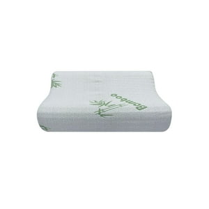 Maxcare - Almohada Cervical Espuma Acanalada 60X40X14/12 Blanco