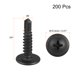 thumbnail image 2 of Uxcell #8 x 3/4" Tornillos autorroscantes de cabeza Phillips de acero al carbono negro paquete de 200, 2 of 4