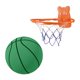 thumbnail image 4 of Baloncesto Silencioso Con Aro, Juguetes Portátiles Para Ni?os, Pelota Para Regalo De Fiesta, Verde, 4 of 5