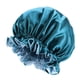 thumbnail image 4 of Gorro De Satén Gorro De Dormir Gorro De Pelo De Dormir De Doble Capa Azul, 4 of 5