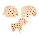 thumbnail image 3 of 3 Piezas De Cordones De Madera Para Enhebrar Juguetes Montessori Para Regalo De Cumpleaños Animal, 3 of 5