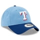thumbnail image 3 of Gorra New Era MLB Core Classic 9TWENTY Texas Rangers Azul de Dos Tonos, 3 of 5