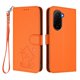 thumbnail image 1 of Xiaomi POCO M7 4G Funda Billetera con Ranuras para Tarjetas, Naranja, 1 of 6