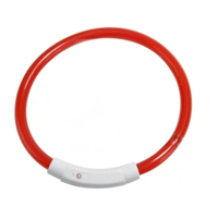 Genérico - Collar Correa Para Perros Mascota Rojo