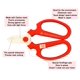 thumbnail image 2 of Tijeras Sakagen Hand Creation F-170 17 cm Rojo, 2 of 7